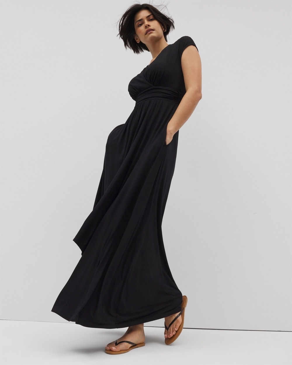 Soft Jersey Band Maxi Bra Dress