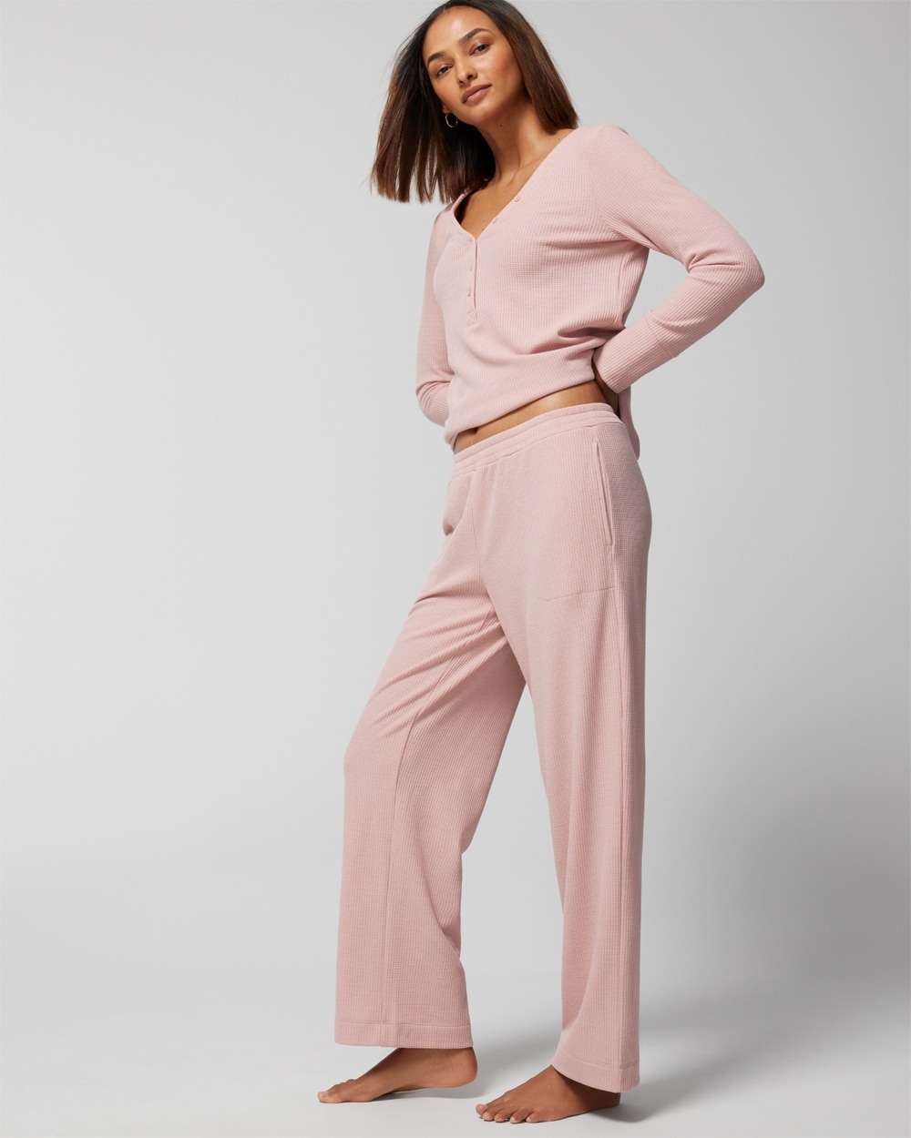 Cozy Waffle Pajama Pants - WA