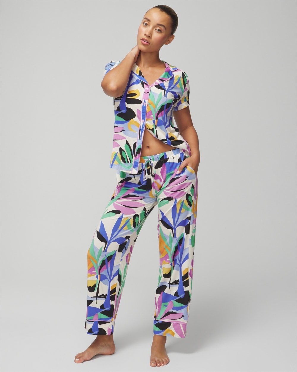 Cool Nights Printed Pajama Pants