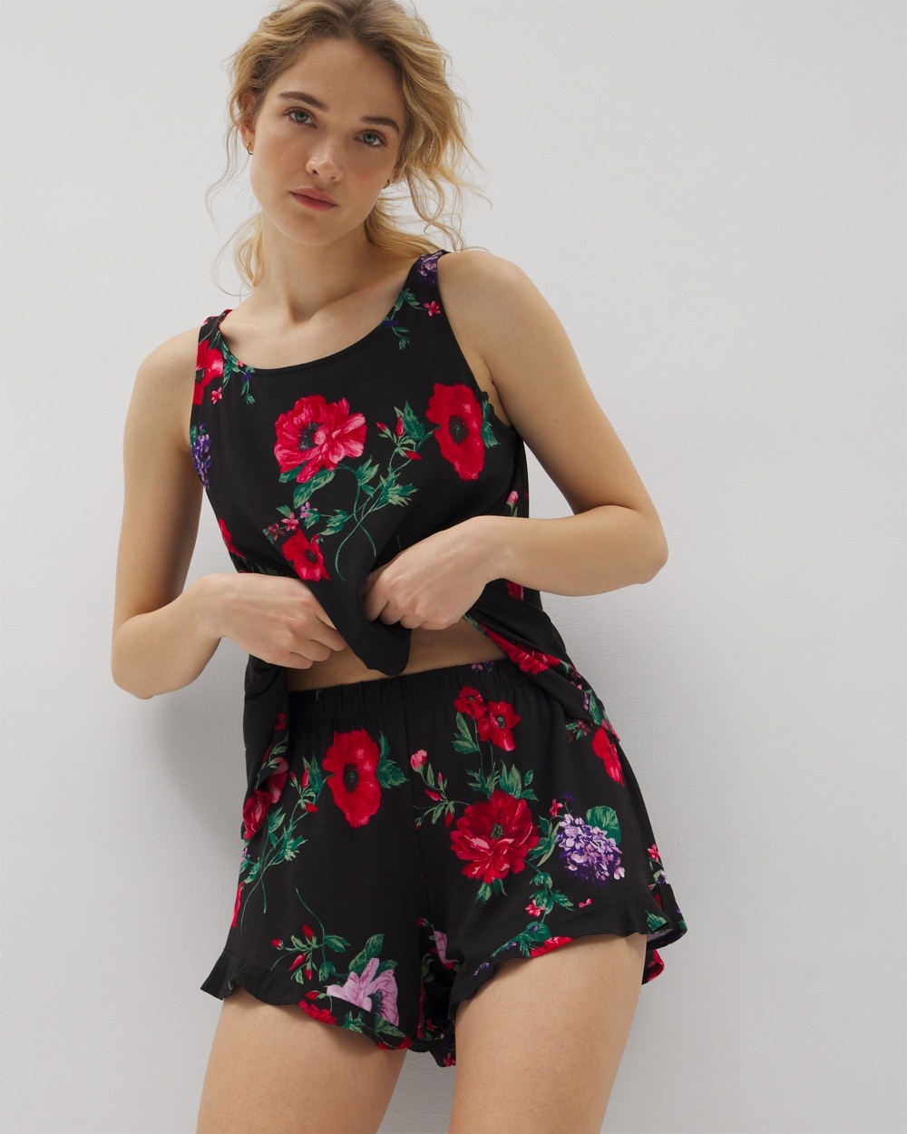 Cool Nights Ruffle Shorts - WA