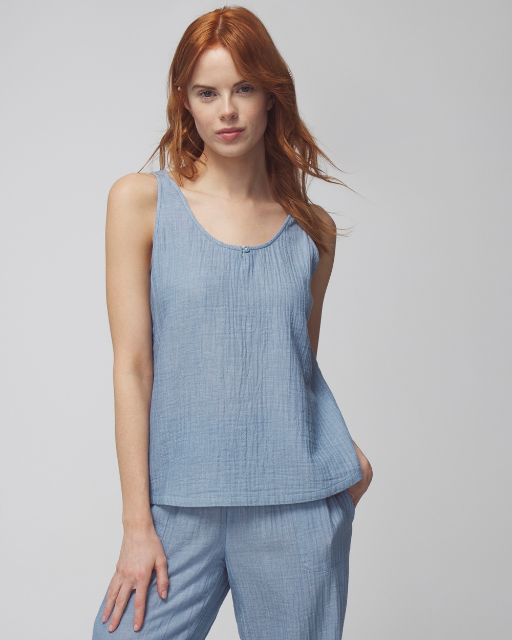 Cotton Gauze Tank - WA