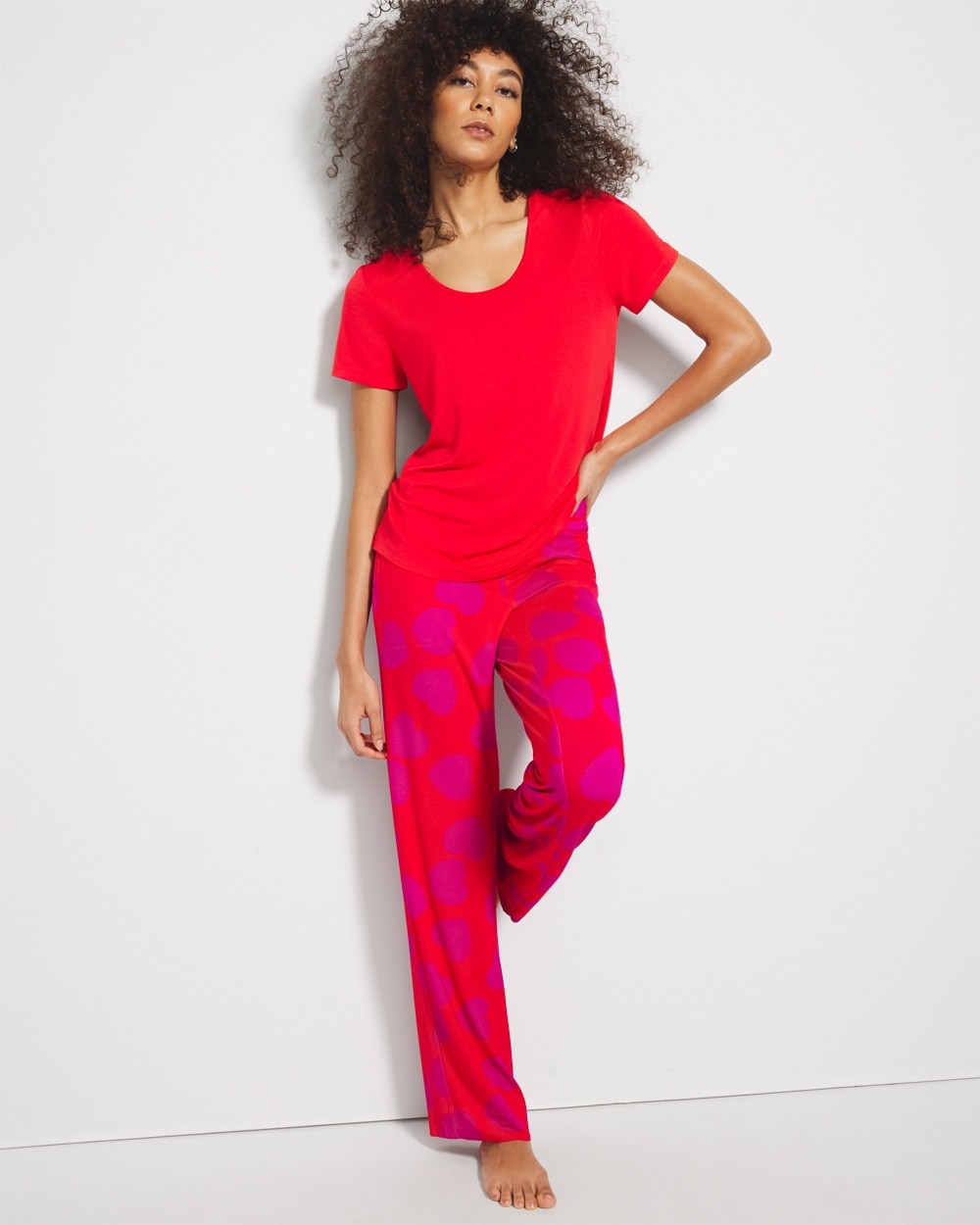 Cool Nights Short Sleeve Pant Set - WA