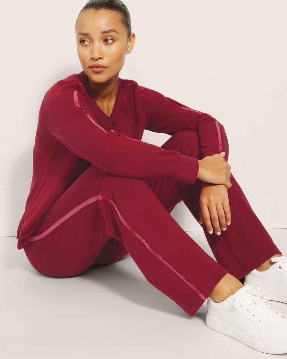 Ultra Soft Fleece Velour Trim Pant - WA