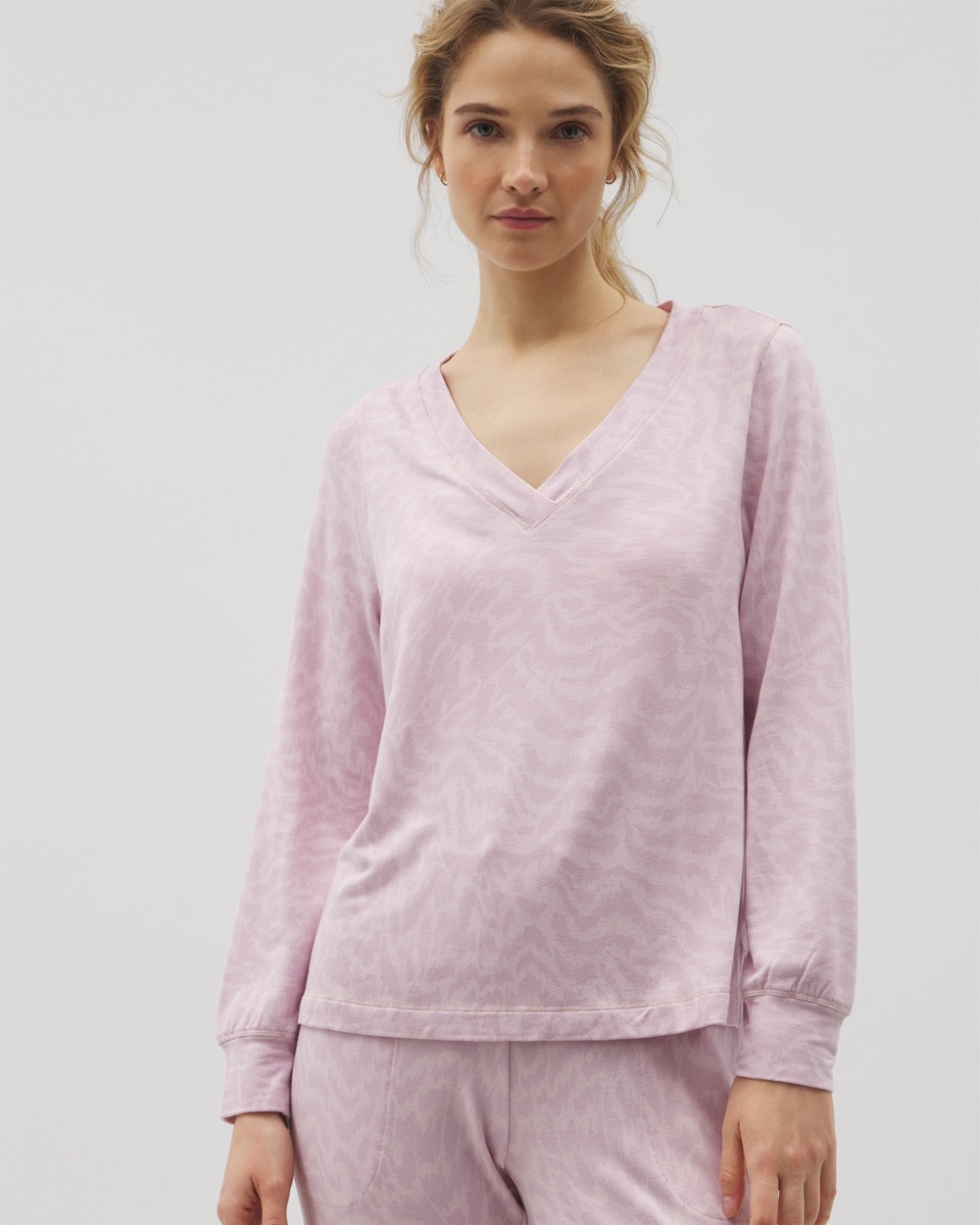 Sunday Long-Sleeve V-Neck