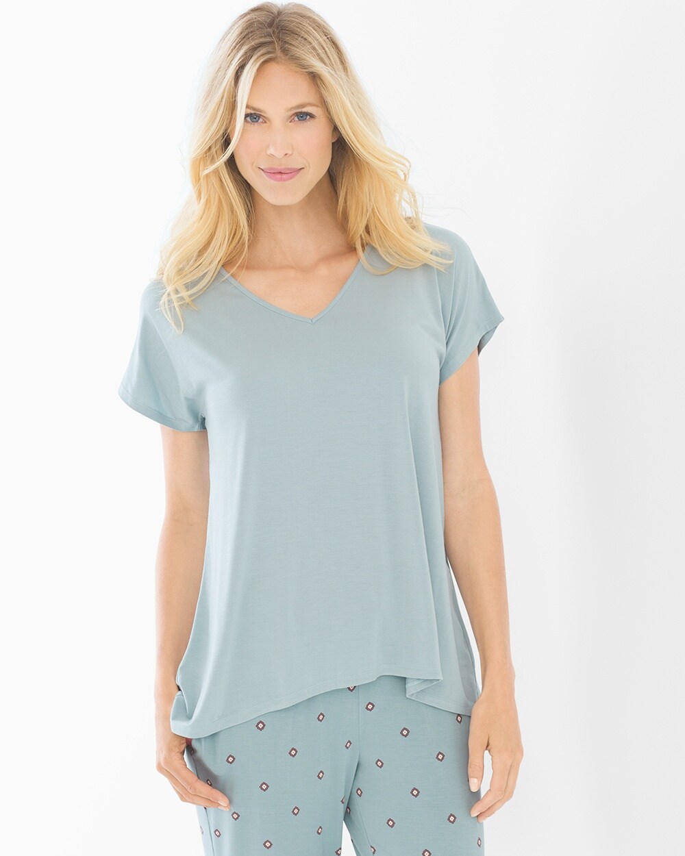 Cool Nights Short Sleeve Pajama Tee Slated