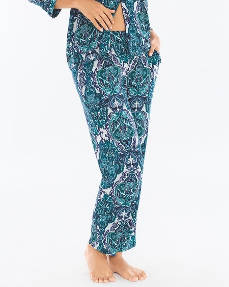 Ankle Pajama Pants Menagerie Cool Gray