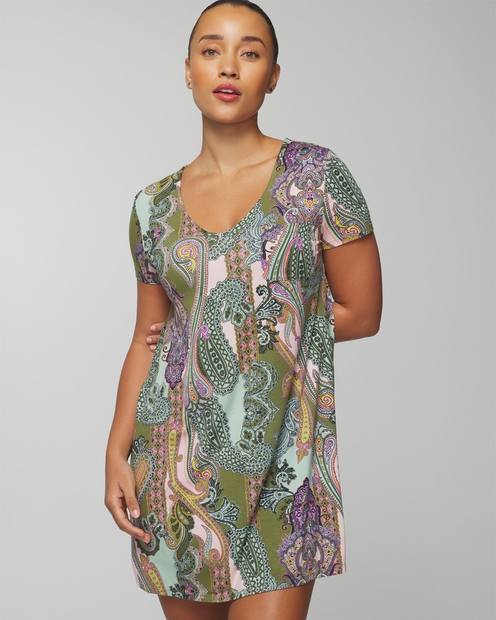 Cool Nights Short-Sleeve Sleepshirt - WA
