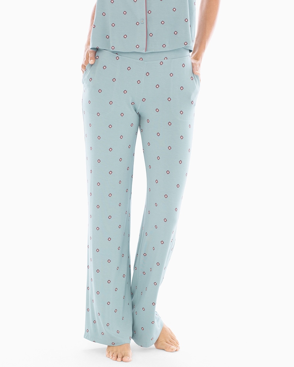 Cool Nights Pajama Pants Novel Dot Slated