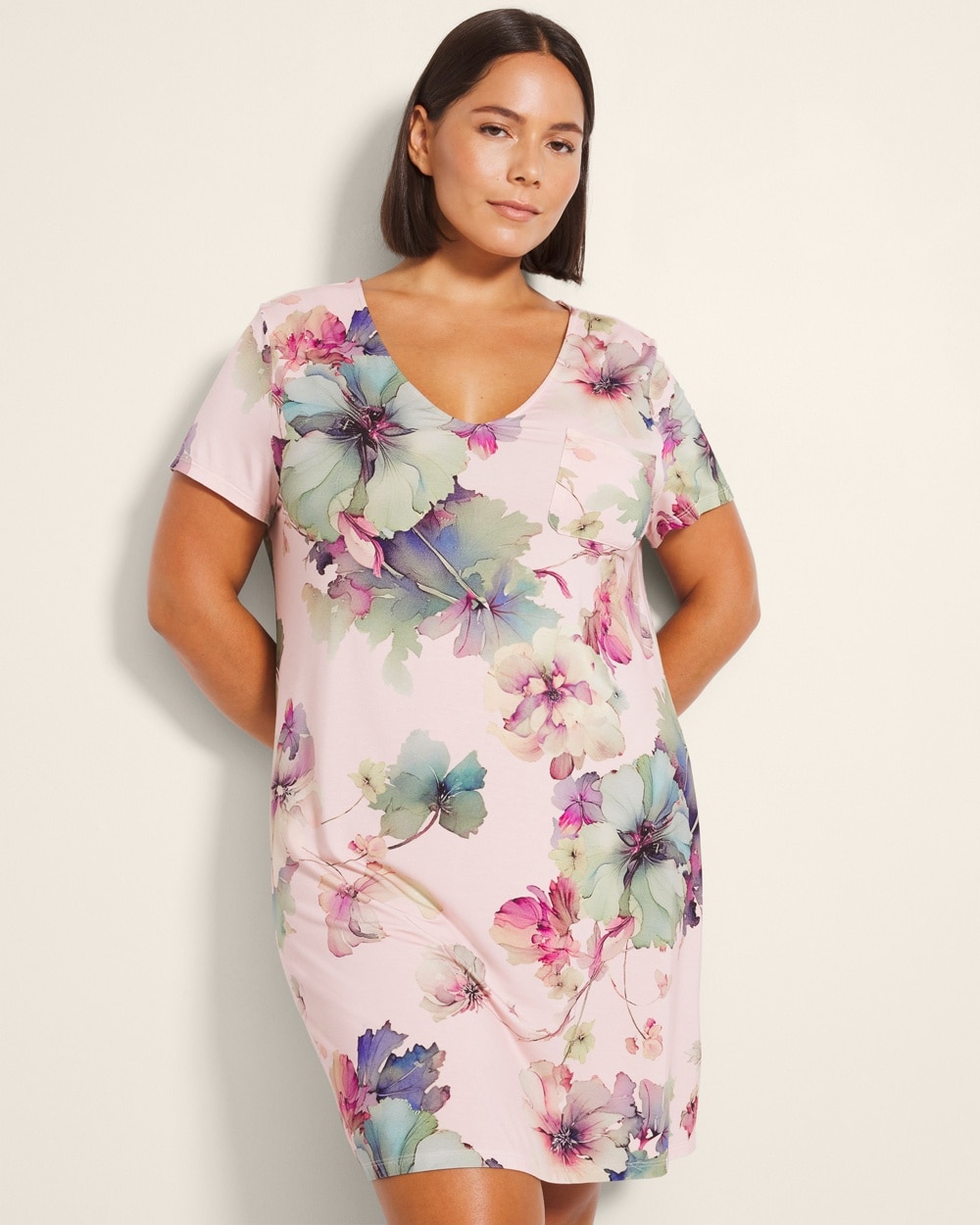 Cool Nights Short-Sleeve Sleepshirt - WA