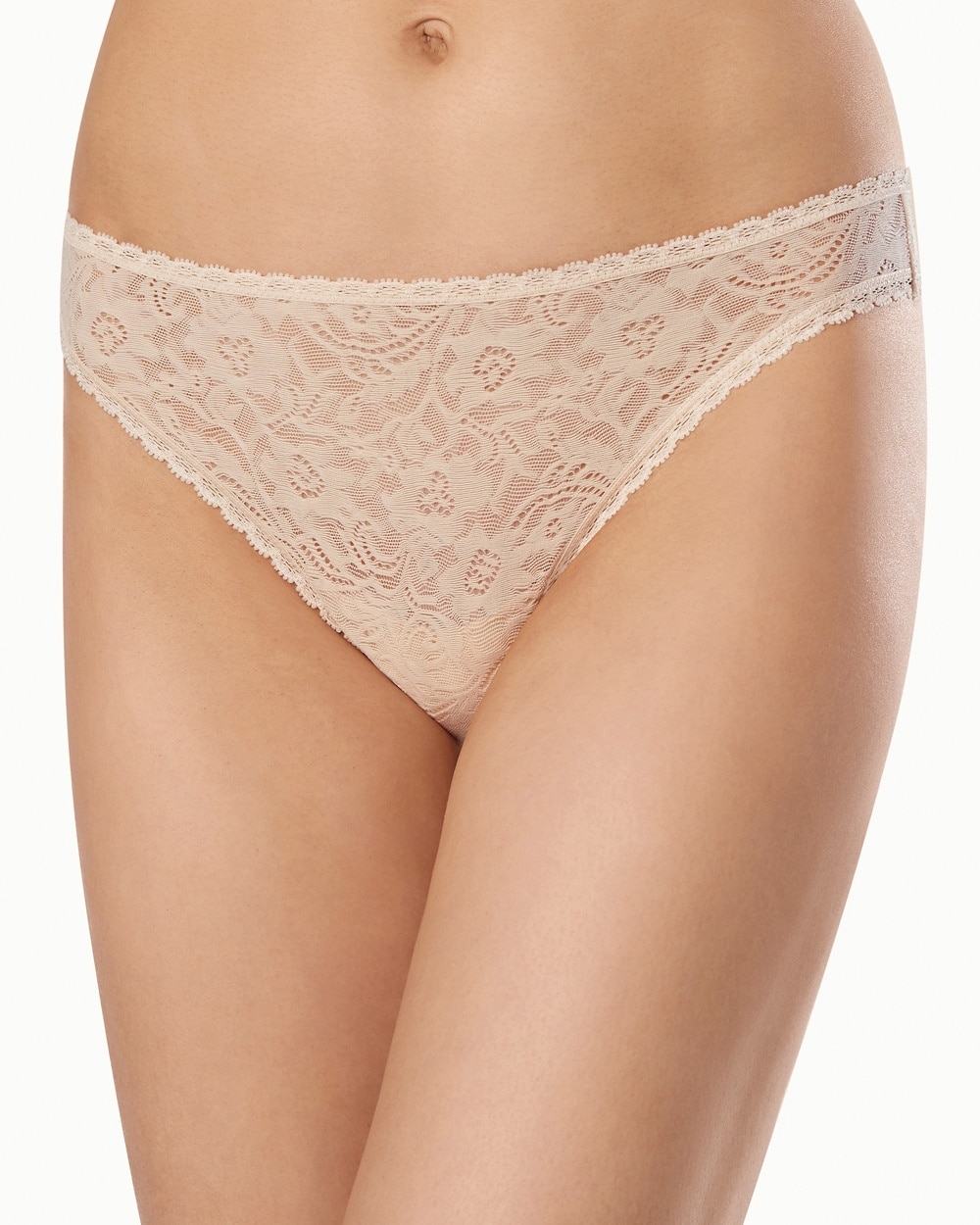 Enticing Allover Lace Thong