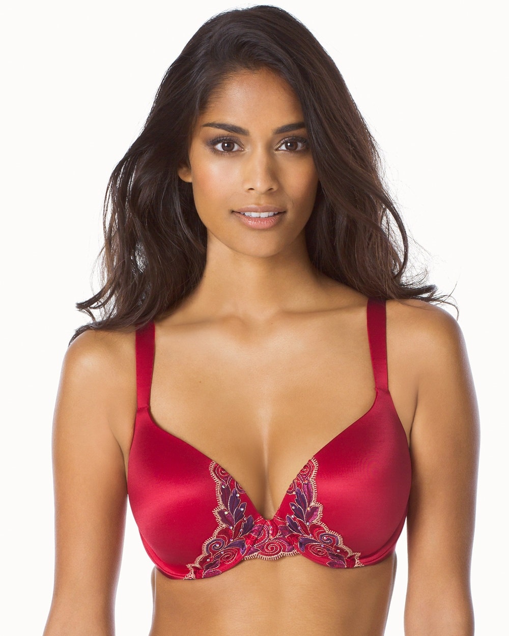 Limited Edition Enhancing Shape Full Coverage Lace Trim Bra - Soma