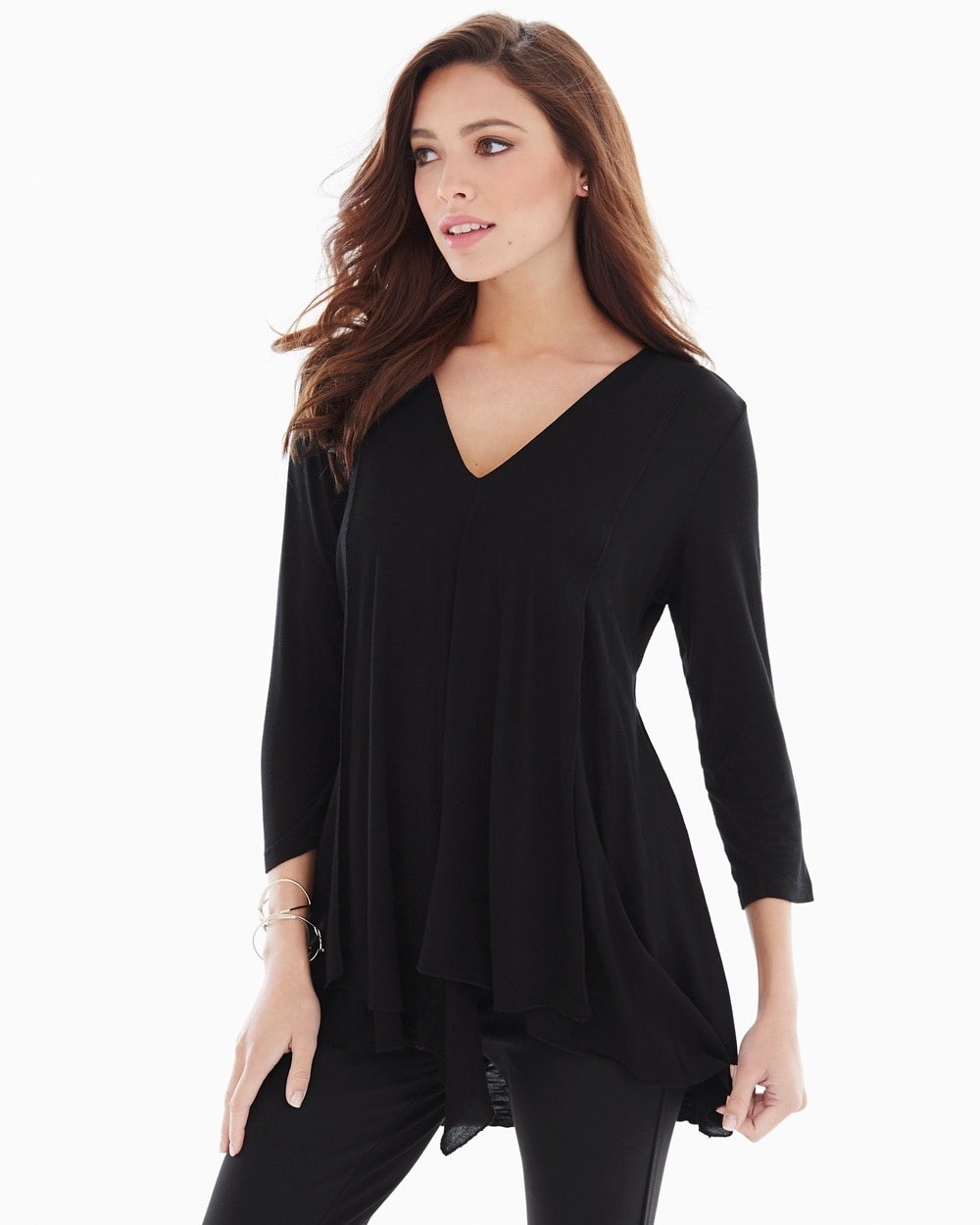 Miraclebody Slimming Alyse Asymmetrical Top Black