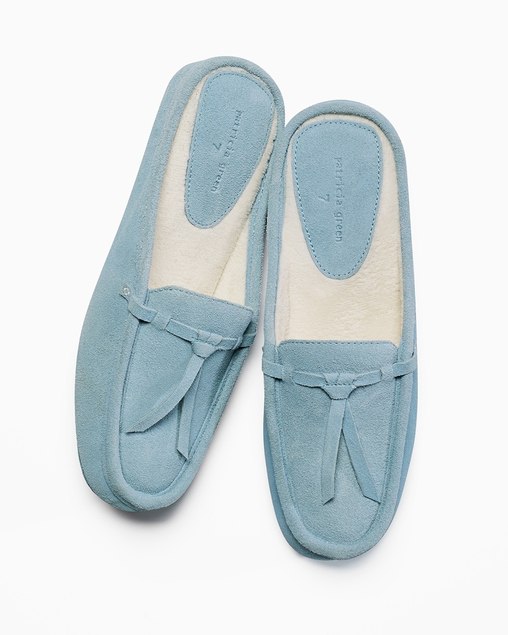 Patricia Green Greenwich Slippers Blue