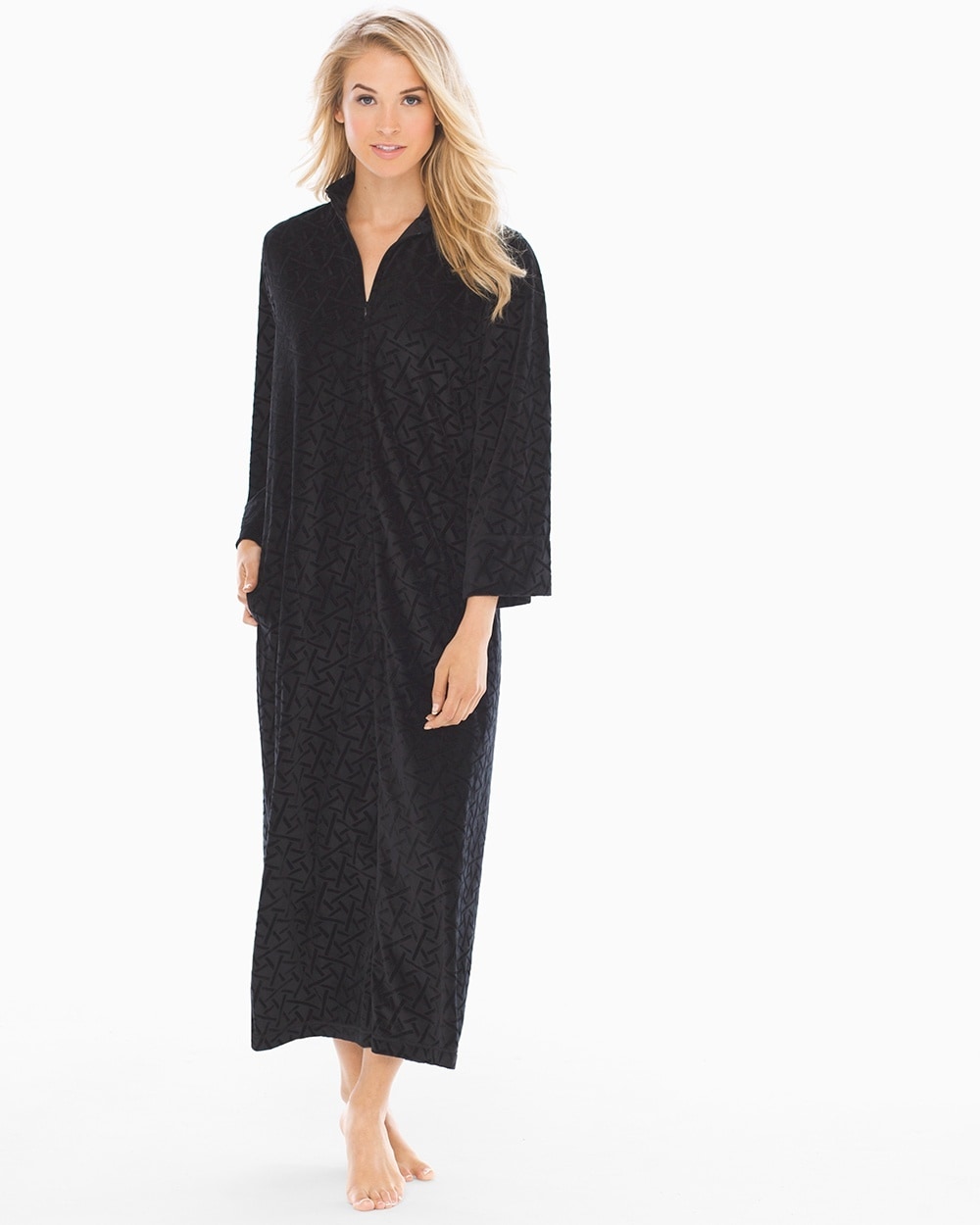 Natori Trance Pajama Caftan Black