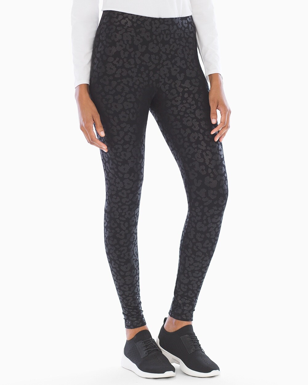 Essential Leggings Exotic Animal Black Regular