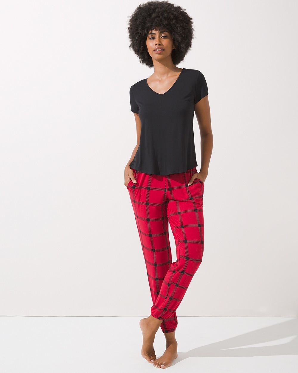 Cool Nights Banded Bottom Pajama Set