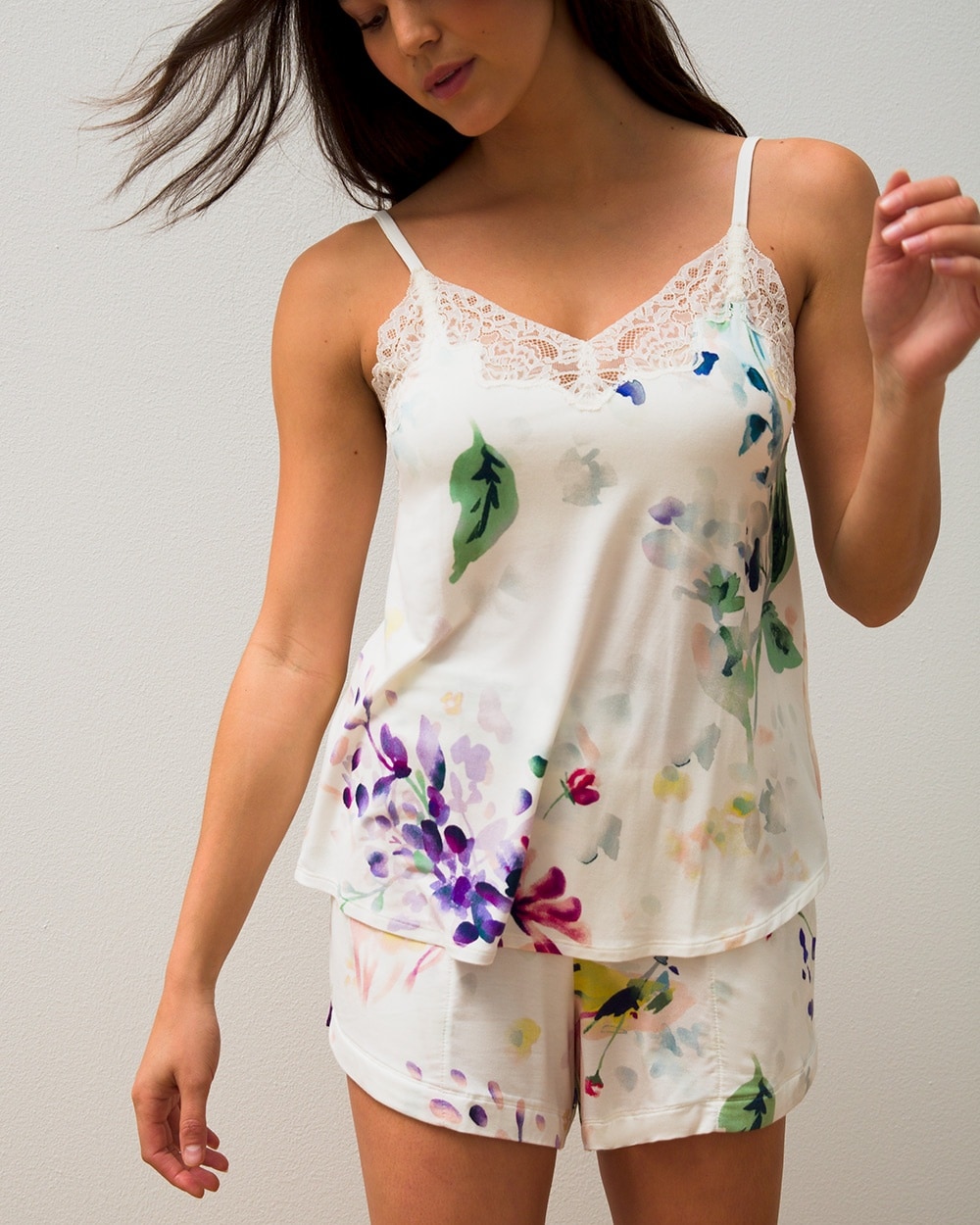Cool Nights Lace-Trim Cami