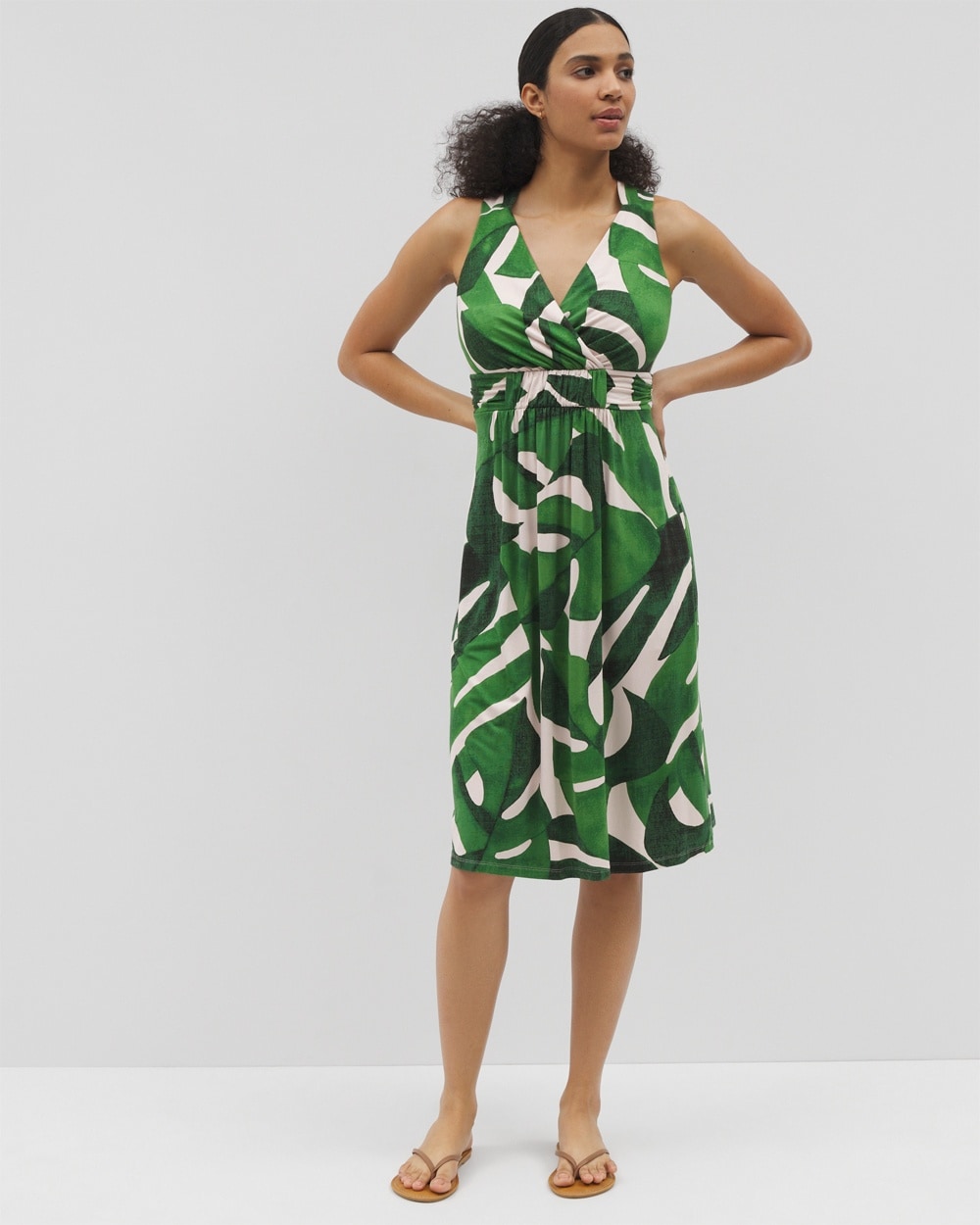Soft Jersey Cross Back Strap Bra Dress