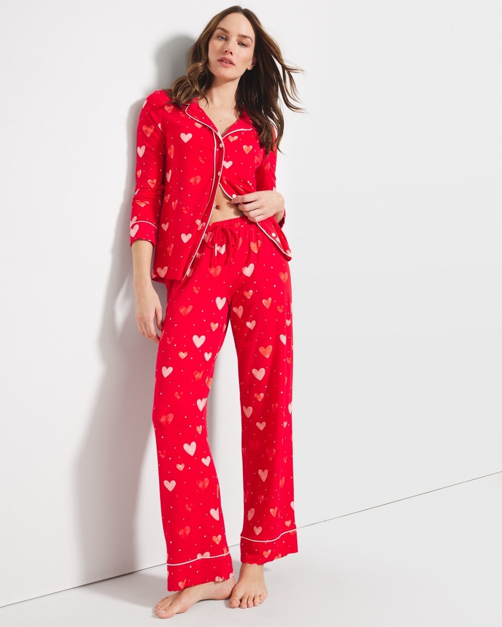 Cool Nights Printed Pajama Pants - WA