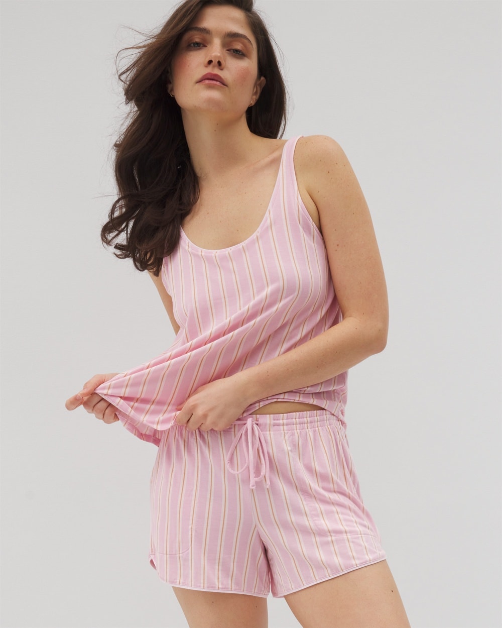 Cool Nights Printed Pajama Shorts - WA