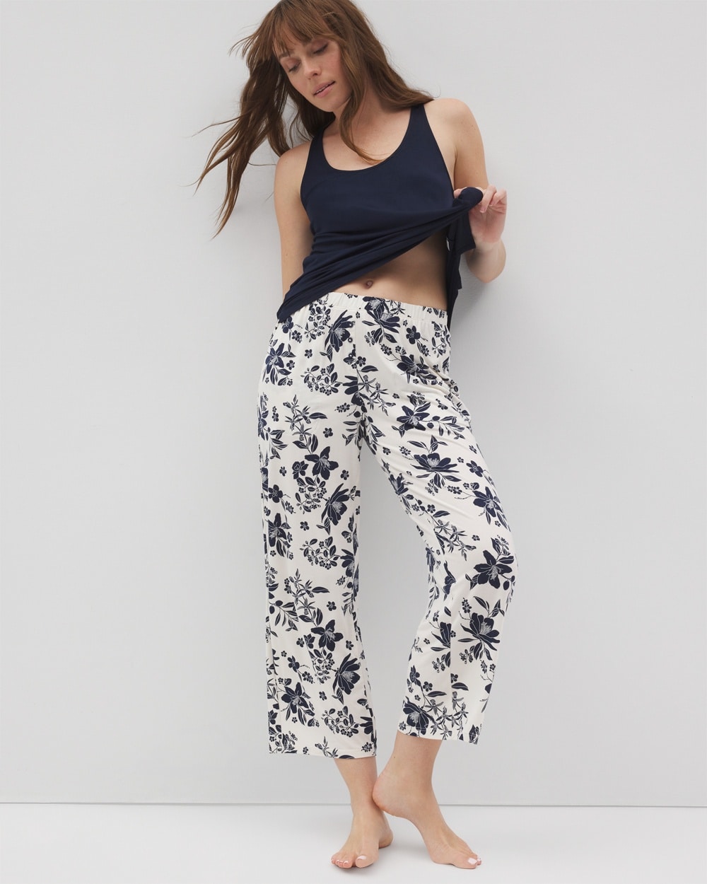 Cool Nights Tank + Crop Pants Pajama Set