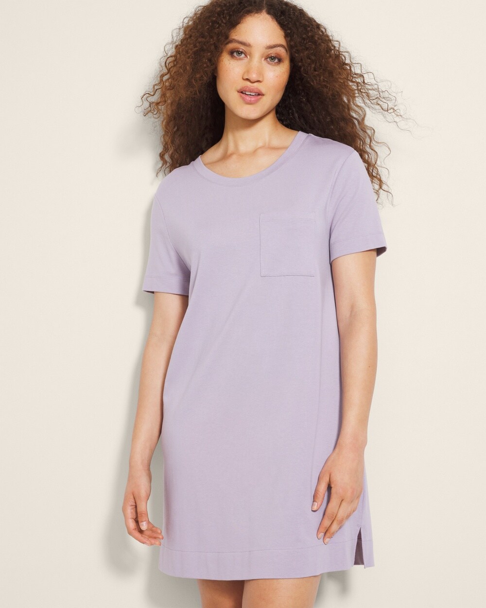 Most Loved Cotton Short-Sleeve Sleepshirt - WA