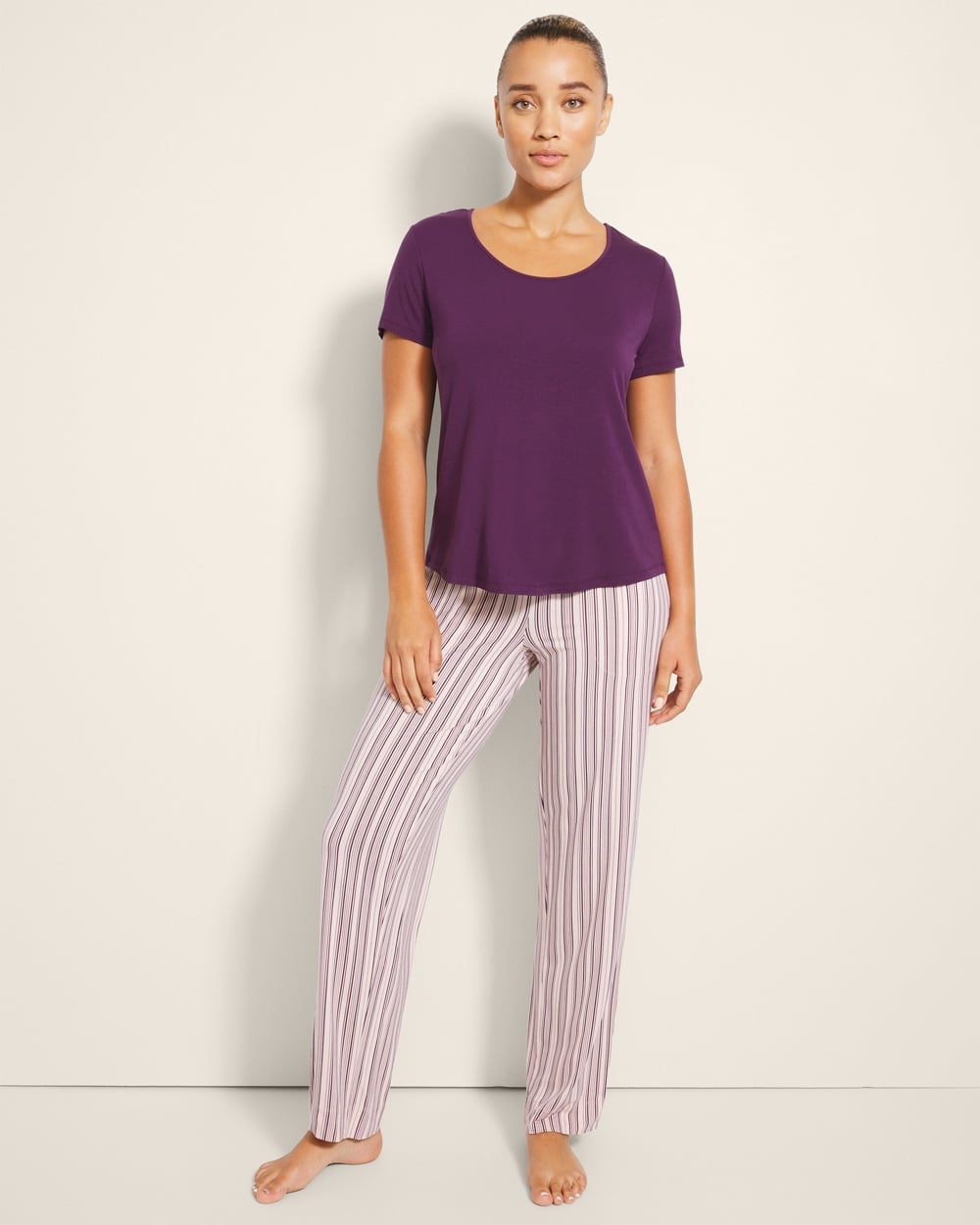 Cool Nights Short Sleeve Pant Set