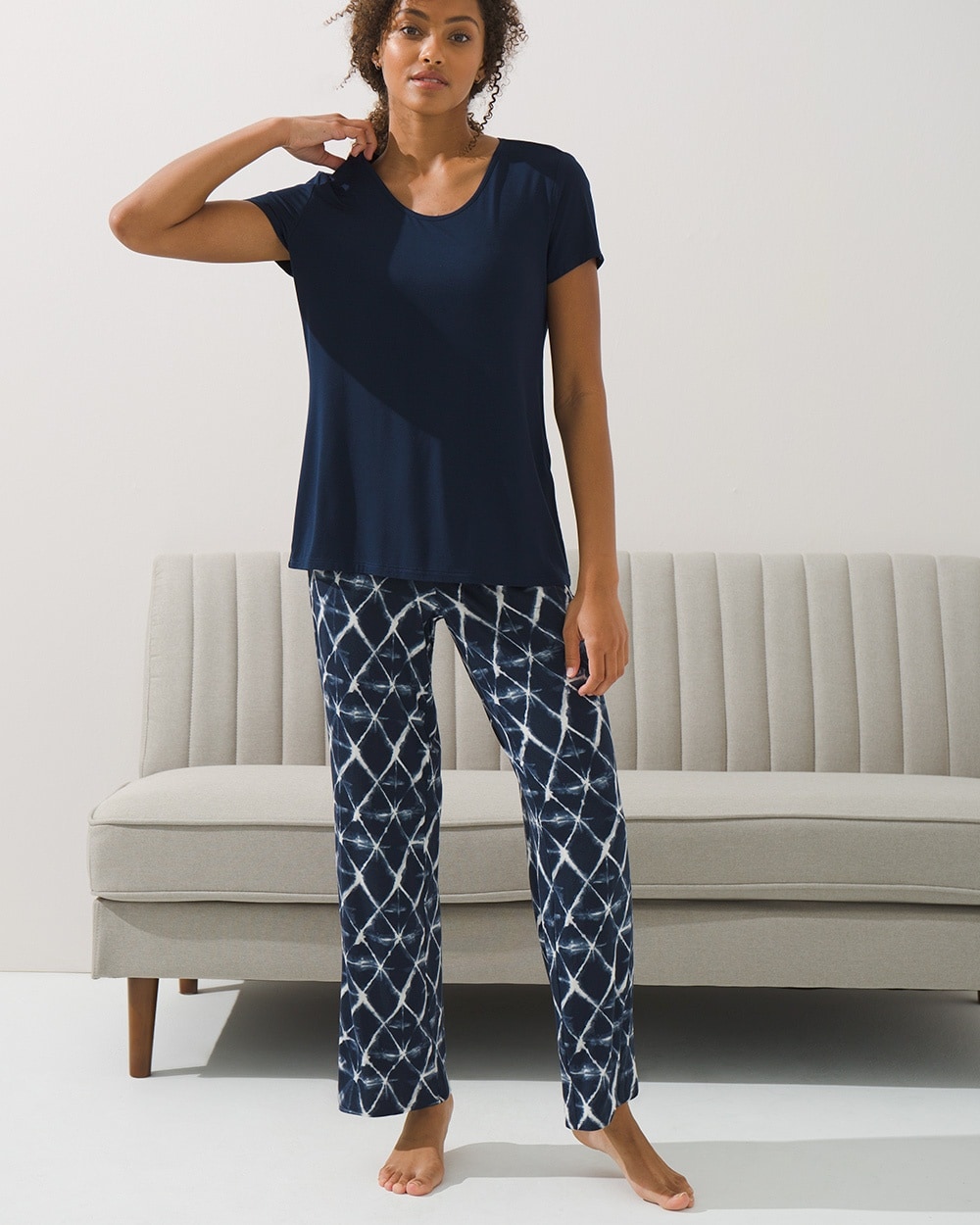 Cool Nights Short Sleeve Pajama Set