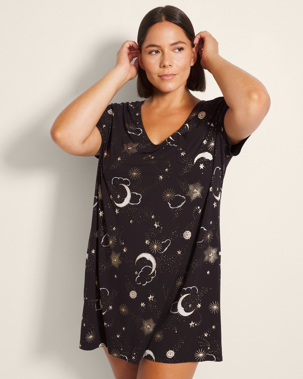 Cool Nights Short-Sleeve Sleepshirt - WA