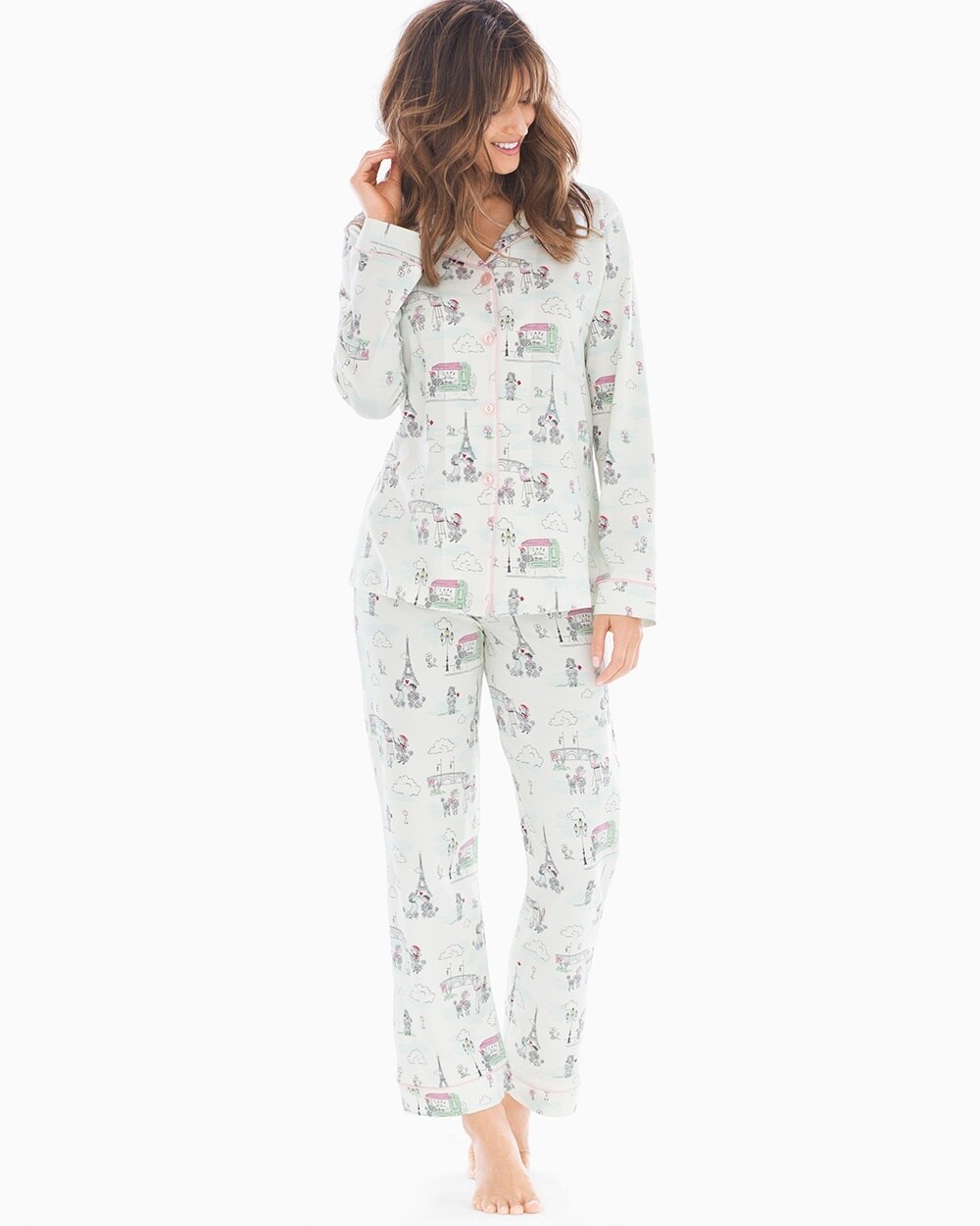 BedHead Knit Cotton-Blend Pajama Set Fifis Romance