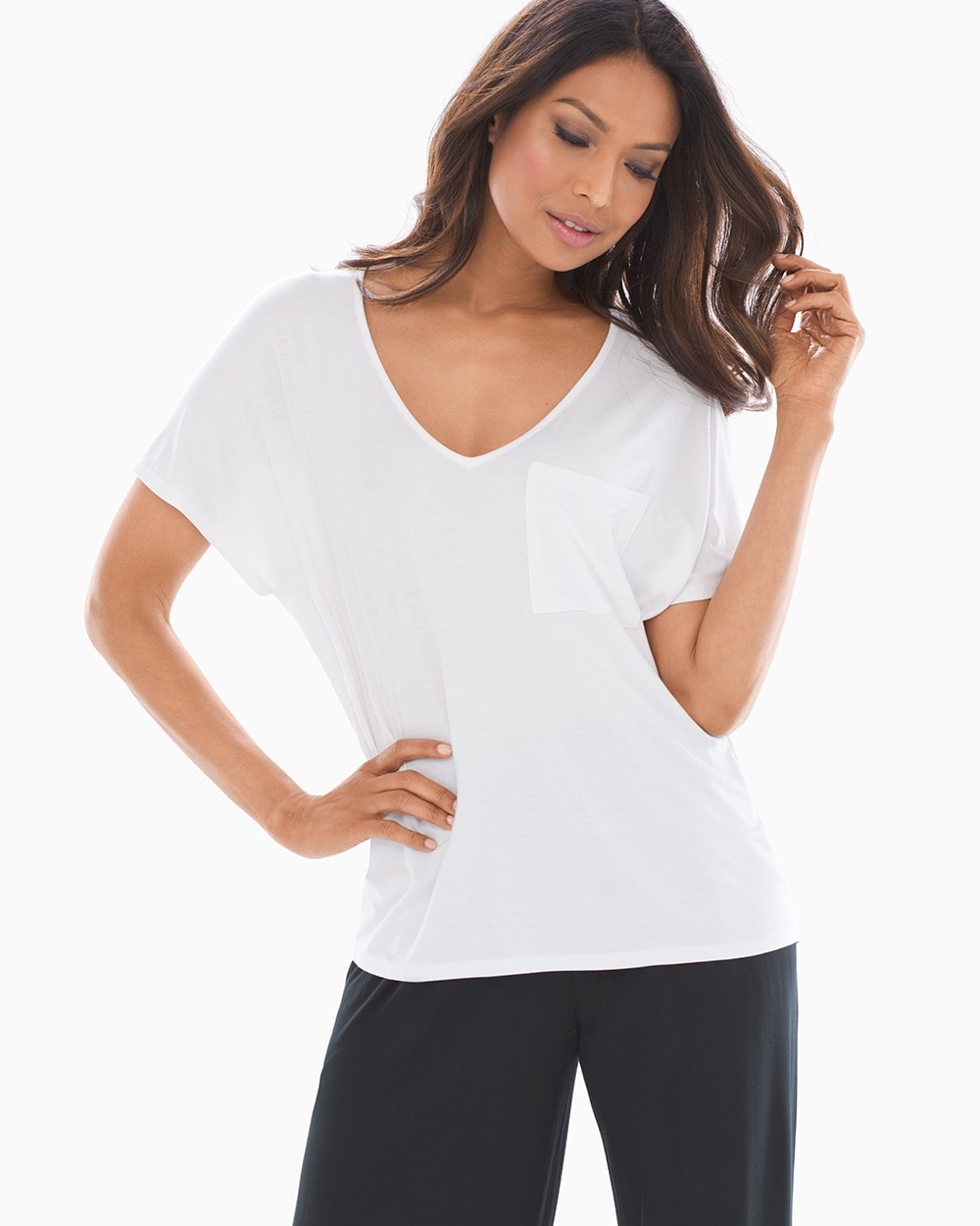 Soft Jersey Relaxed Fit Tee Bright White
