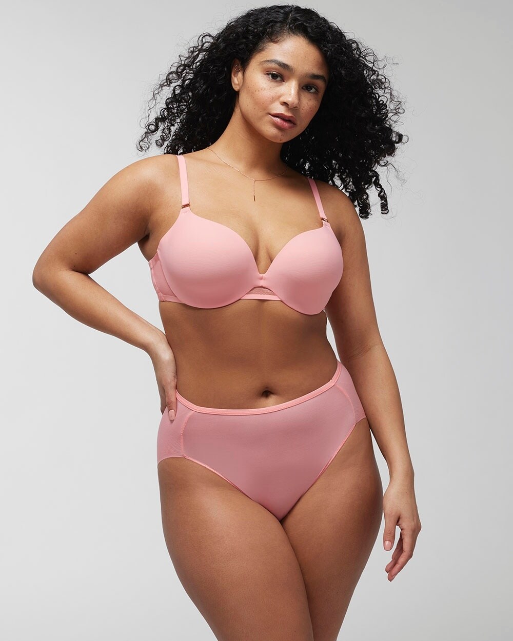 Soma Women's Bodify Demi Bra In Light Pink Size 36b |