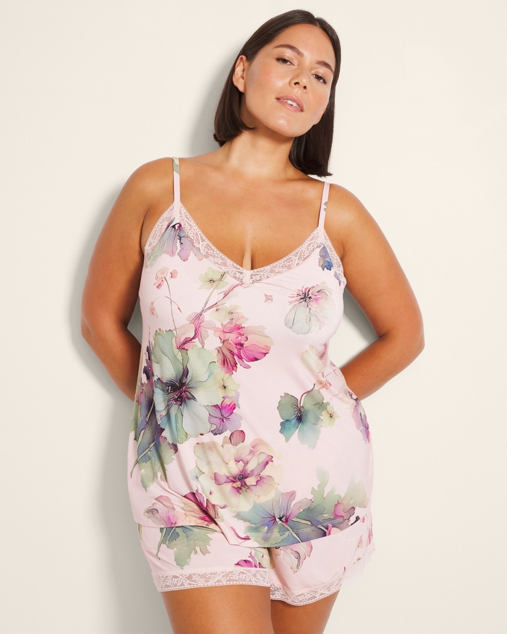 Cool Nights Lace Trim Cami - WA