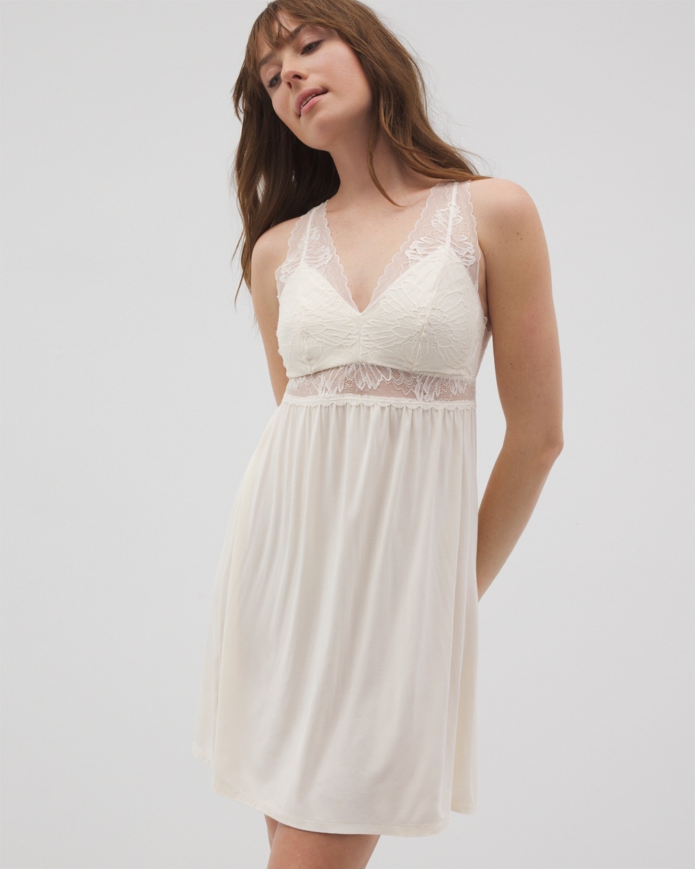 Cool Nights Soft Support Lace Chemise
