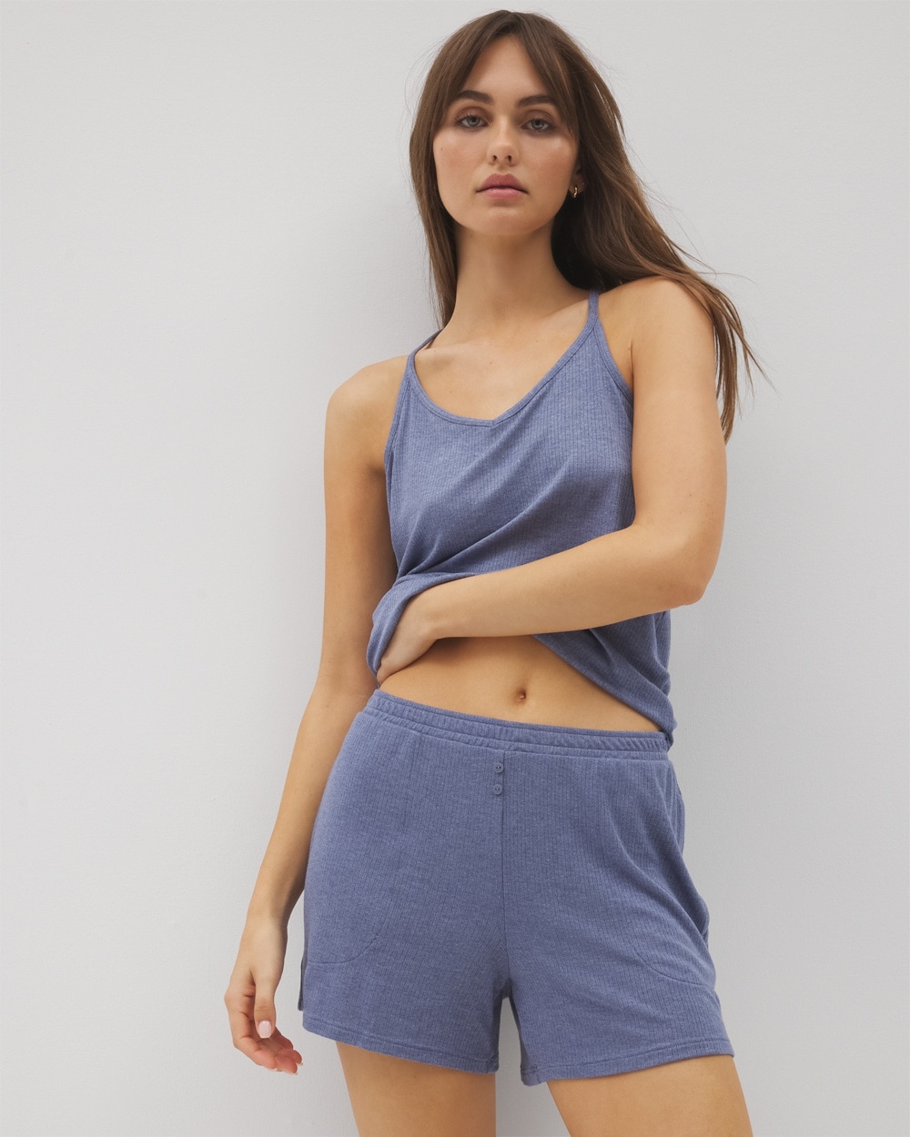 Lightweight Rib Knit Long Sleeve Wrap