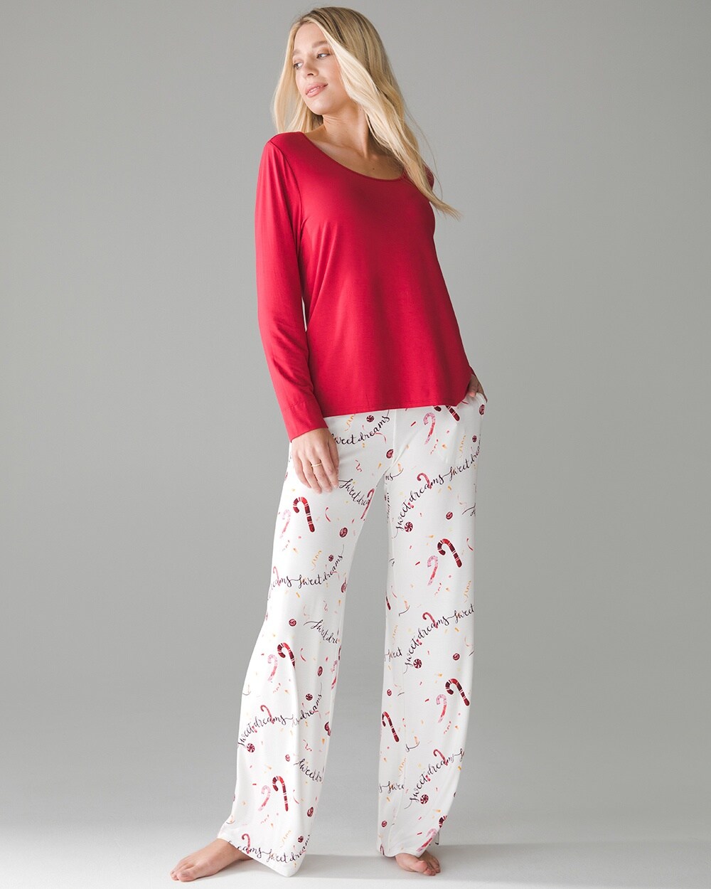 order store‎ NWT Soma COOL NIGHTS Long Sleeve Pajama Set