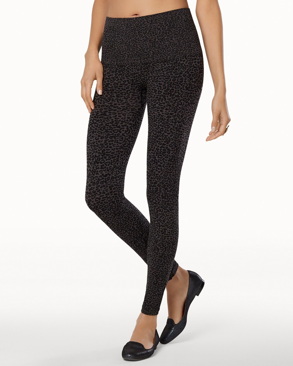 Slimming Legging Luxe Leopard Black