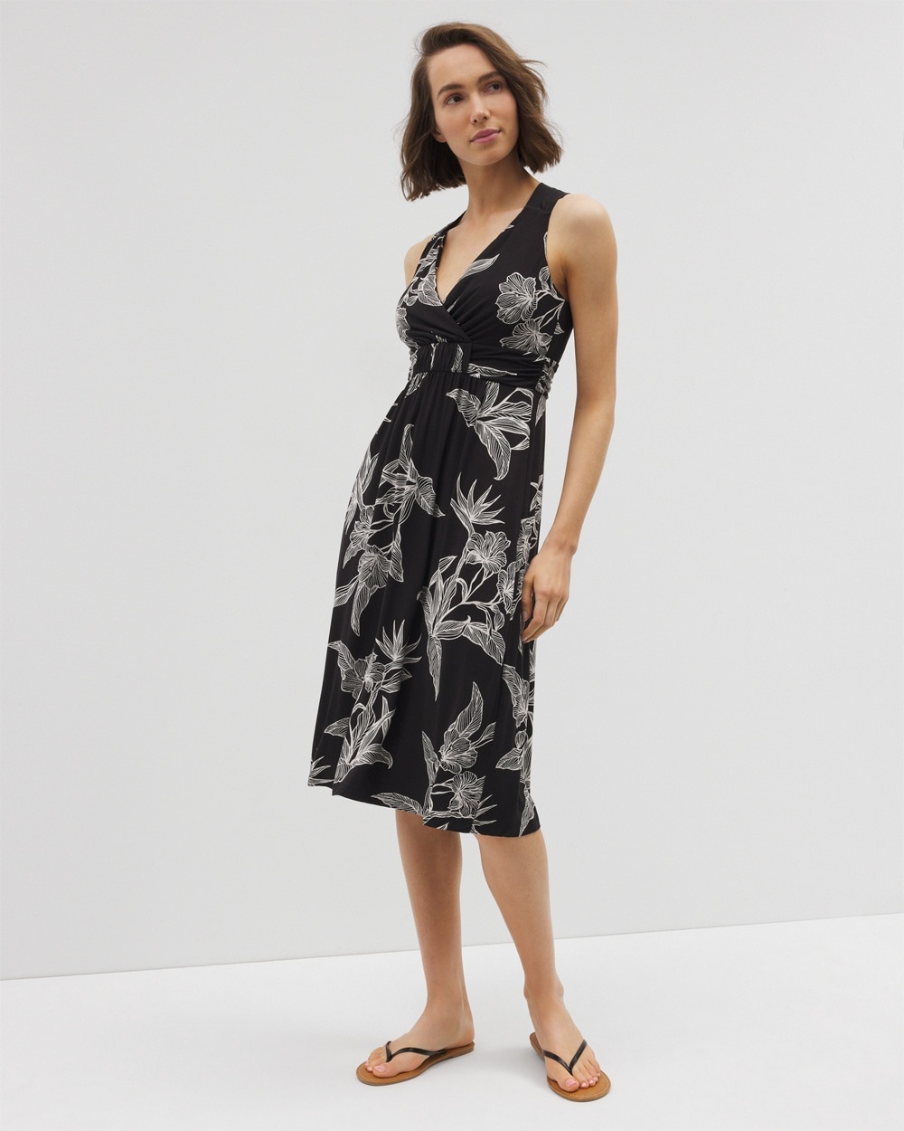 Soft Jersey Cross Back Strap Bra Dress