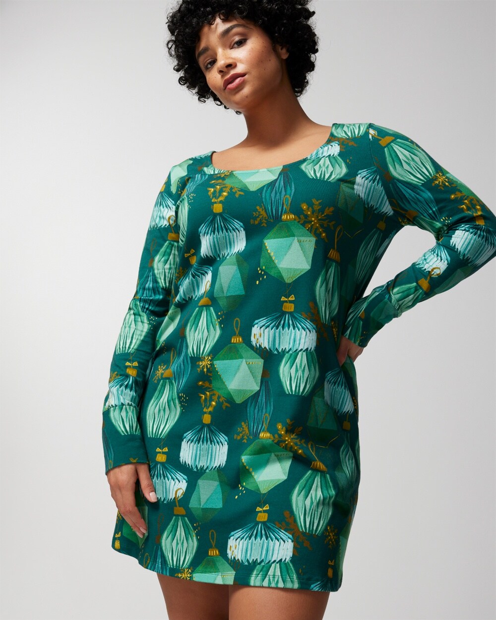 Embraceable Long-Sleeve Sleepshirt - WA