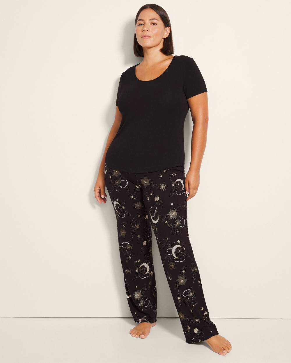 Cool Nights Short Sleeve Pant Set