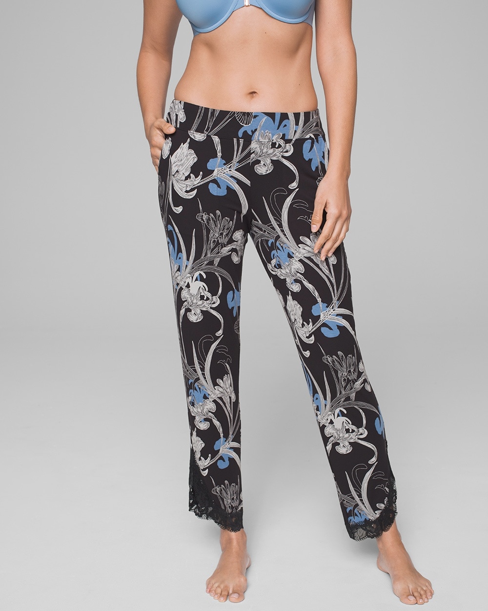 Cool Nights Lace Ankle Pajama Pants