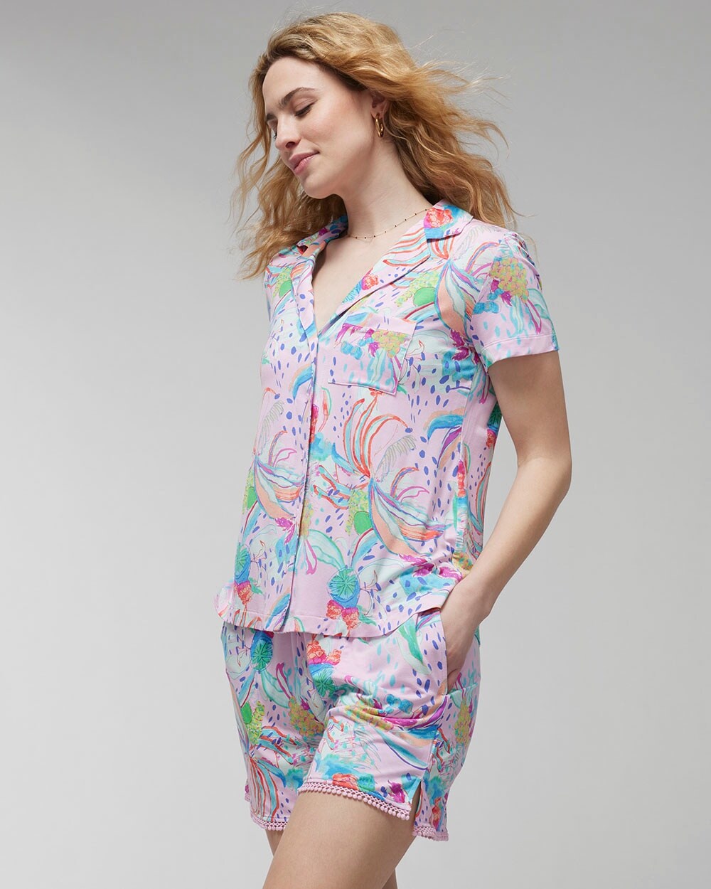 Cool Nights Short Sleeve Notch Collar - WA