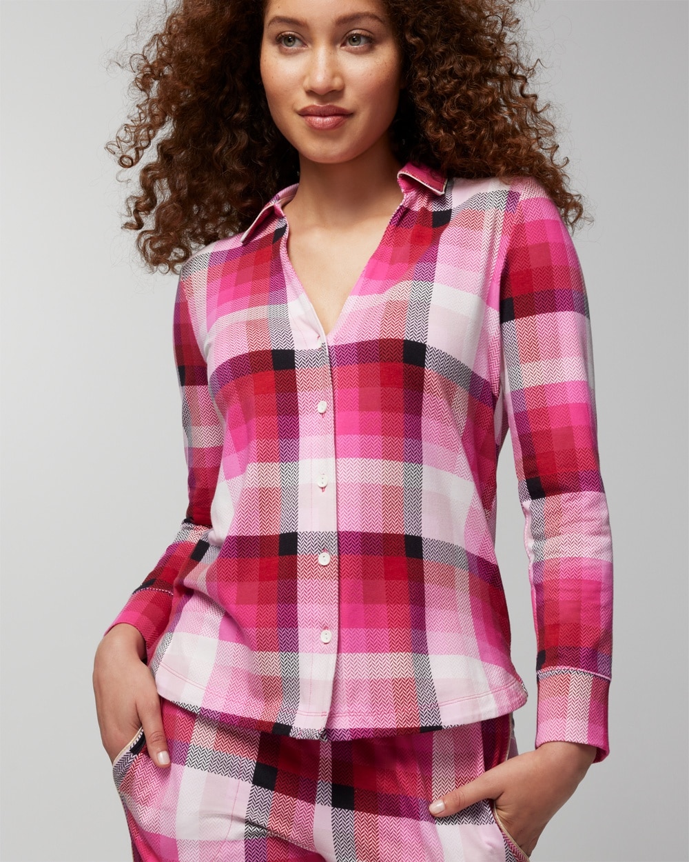 Embraceable Long-Sleeve Pajama Top - WA