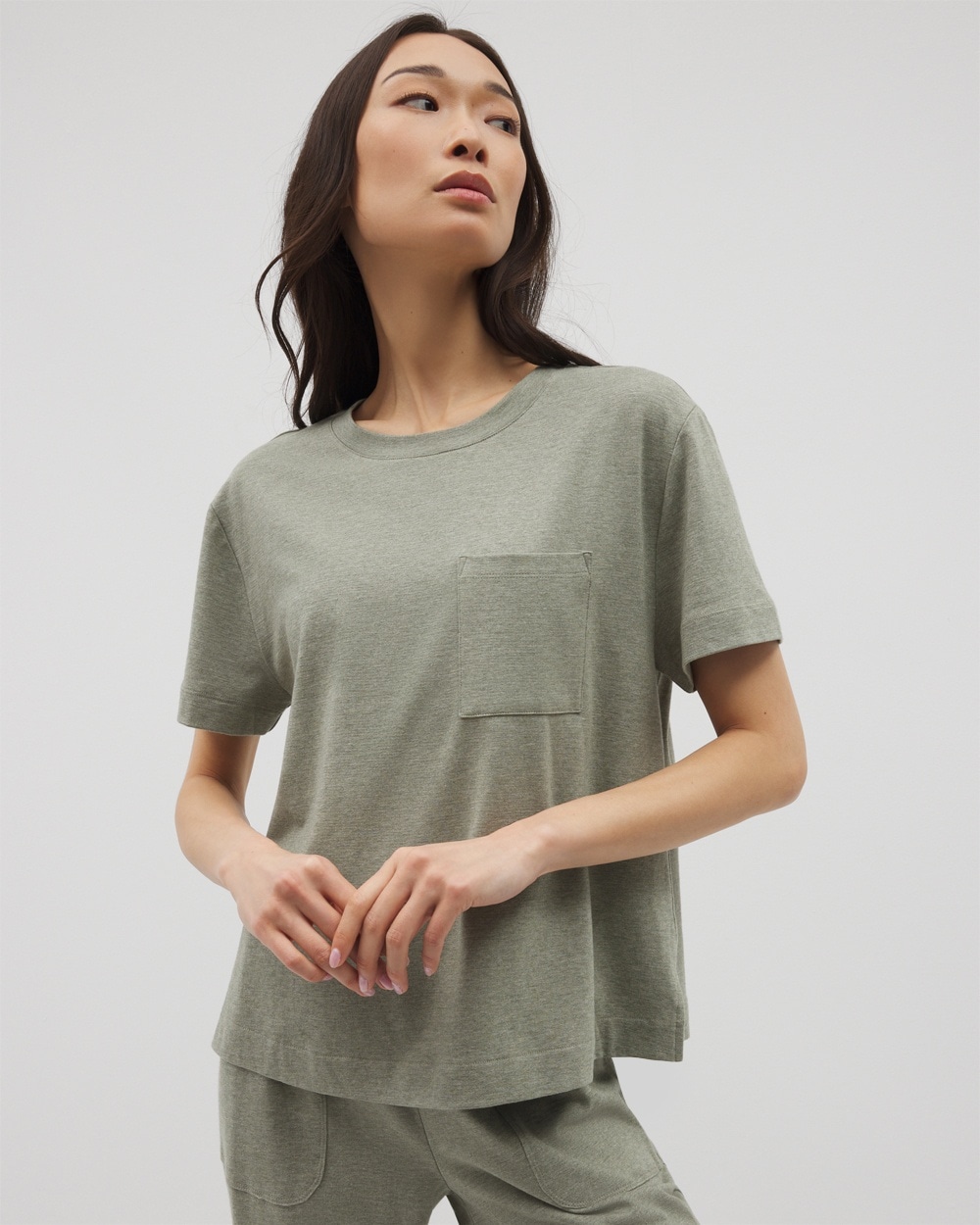 Most Loved Cotton Short-Sleeve Pocket Tee