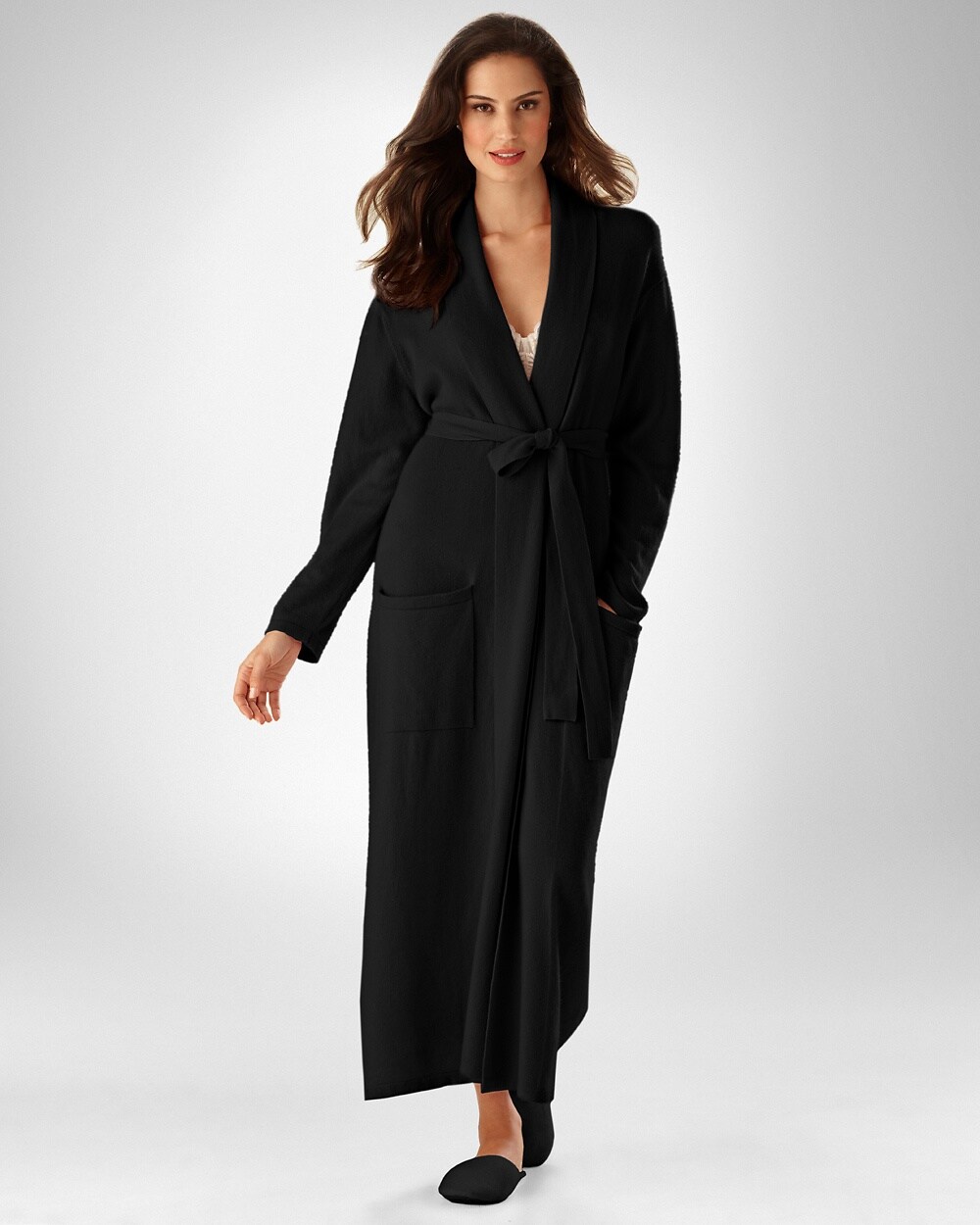 Long Cashmere Robe