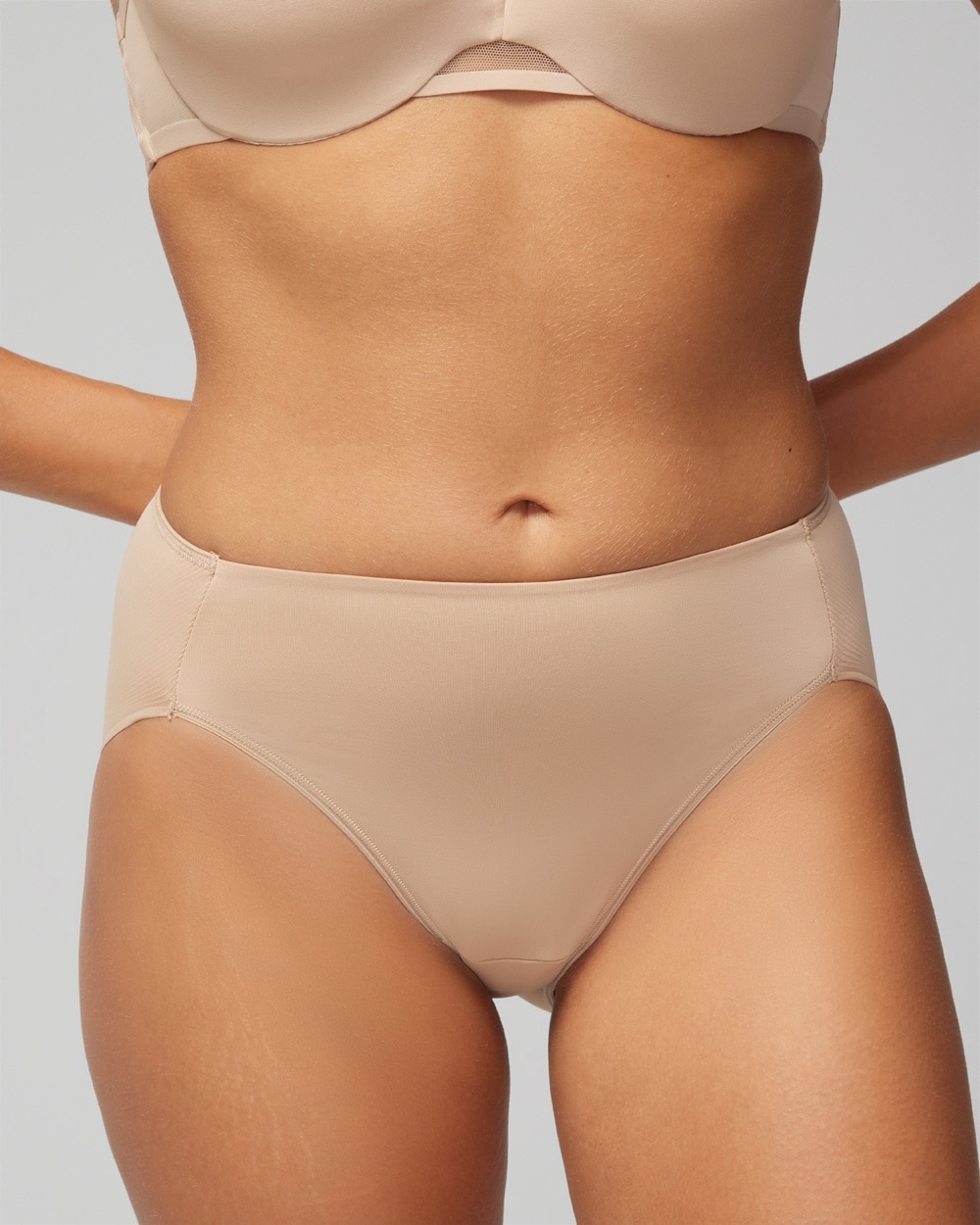 Soma Vanishing Tummy High-leg Shaping Brief In Nude