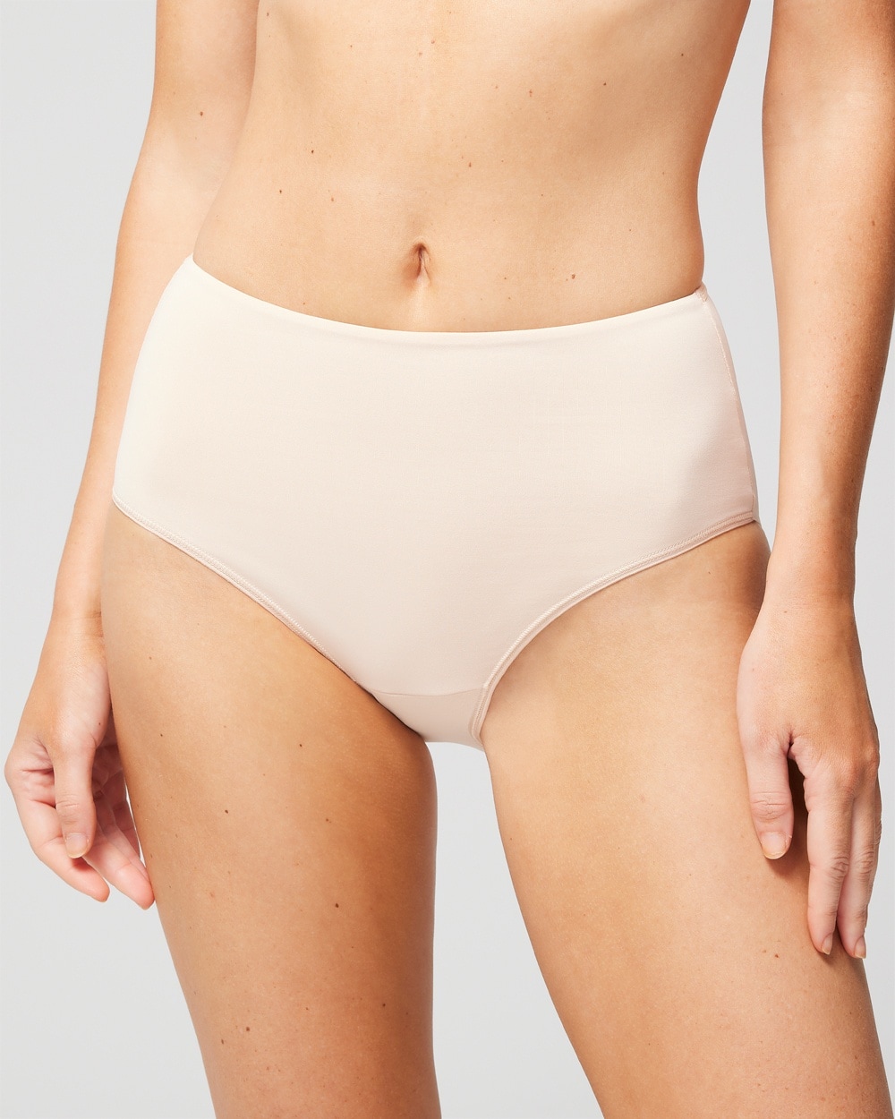 Soma Vanishing Tummy Modern Brief, Pale Sand