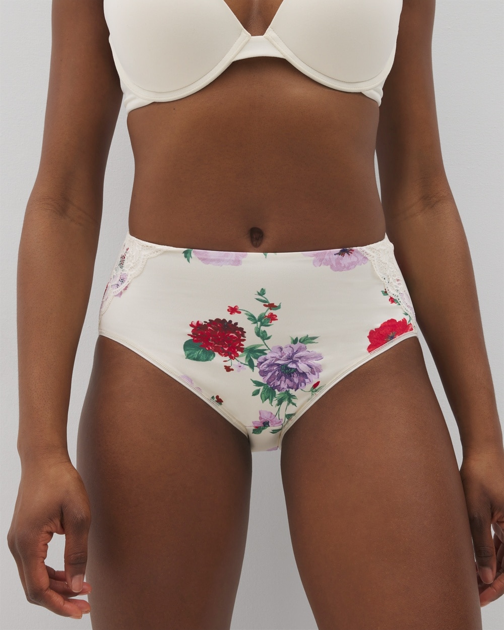 Vanishing Tummy Modern Brief Panty with Lace