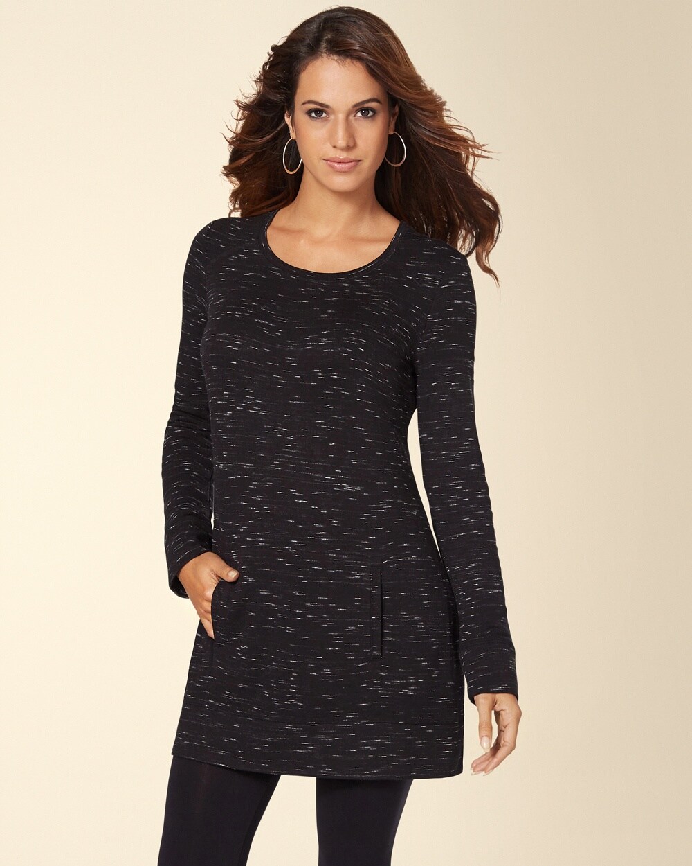 Fleece Tunic Black