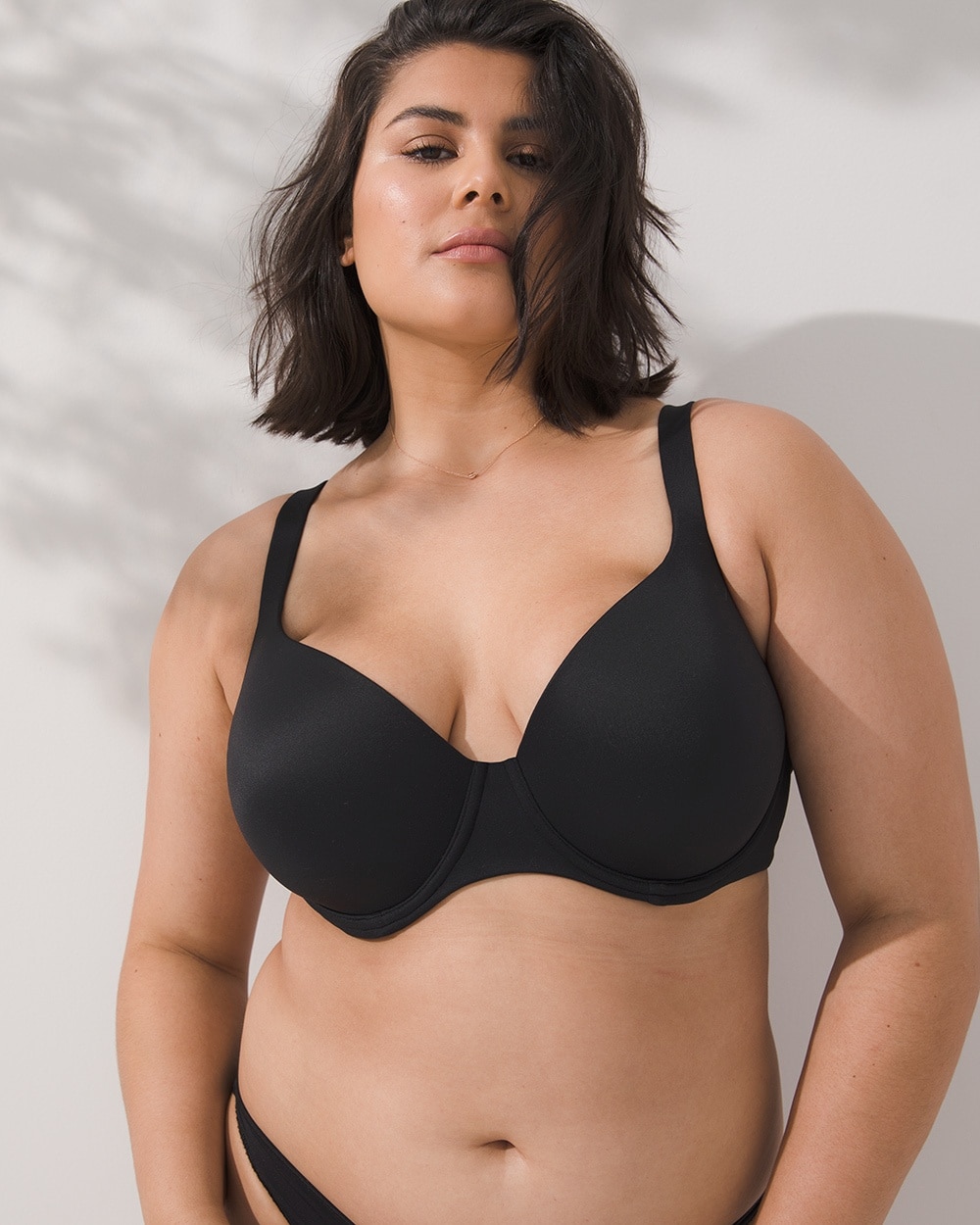 Soma Embraceable Perfect Coverage Bra In Black